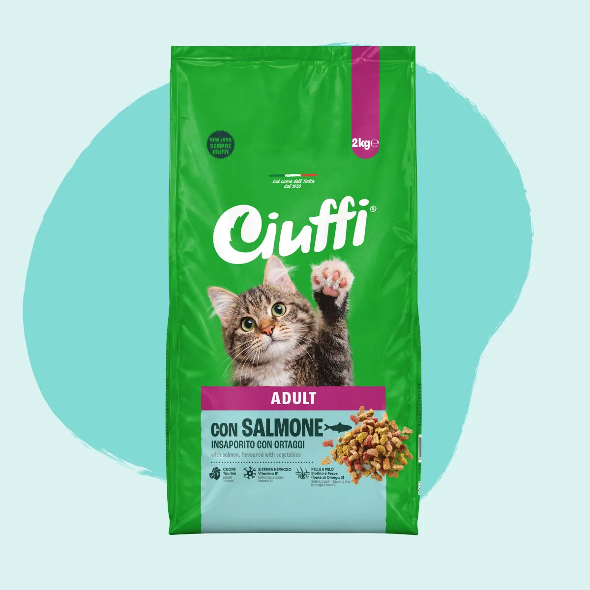 crocchette con salmone per gatti adulti -1