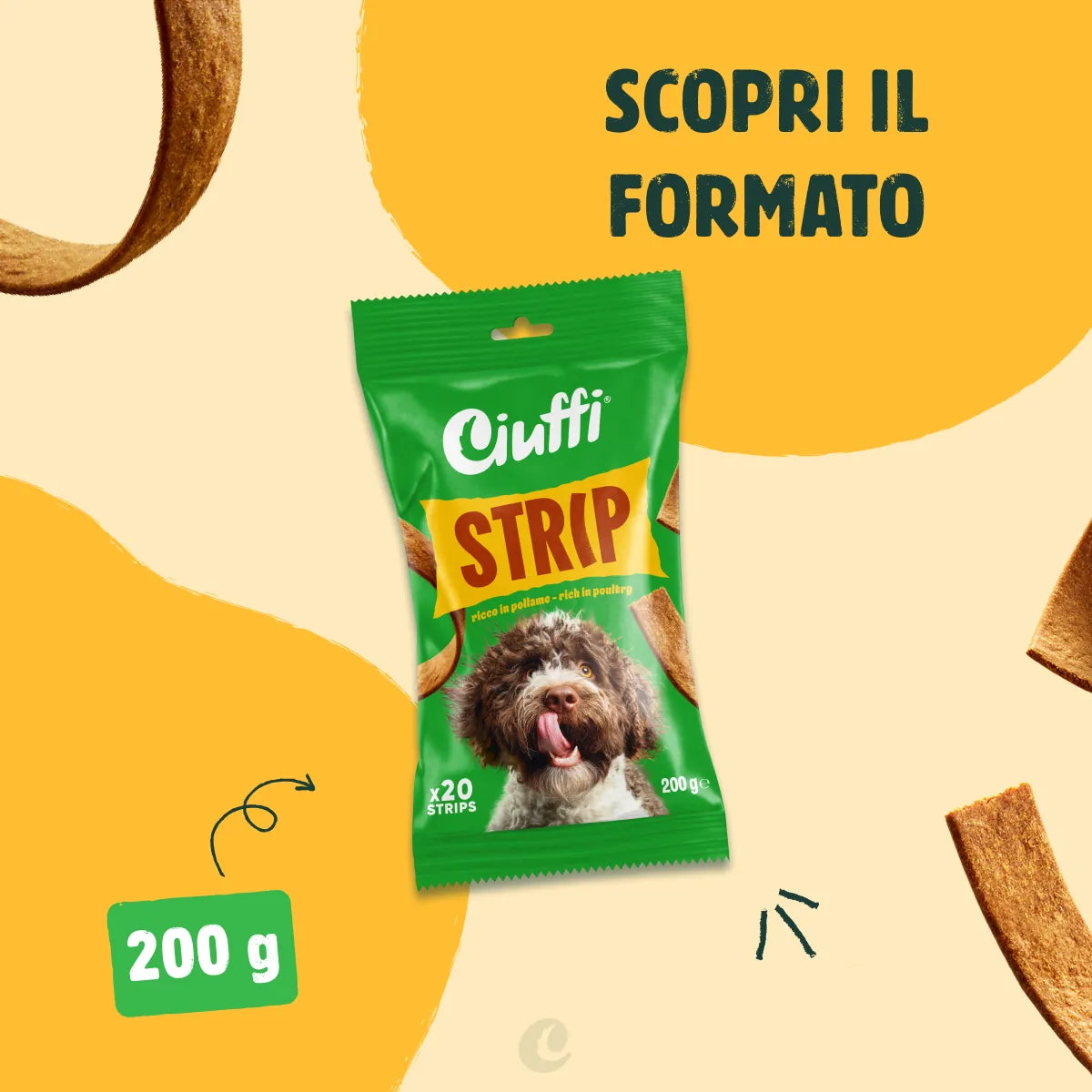 strip masticabili al pollame per cani -3