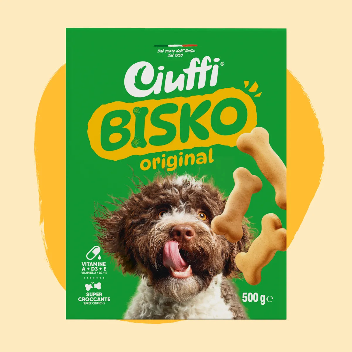 biscotti al pollo con vitamine per cani -1
