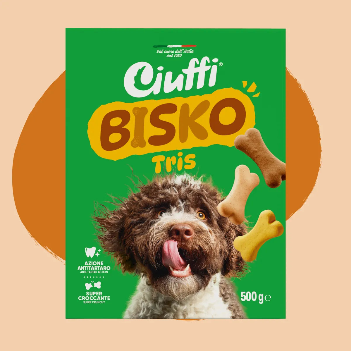 biscotti con pollo agnello e al naturale per cani -1