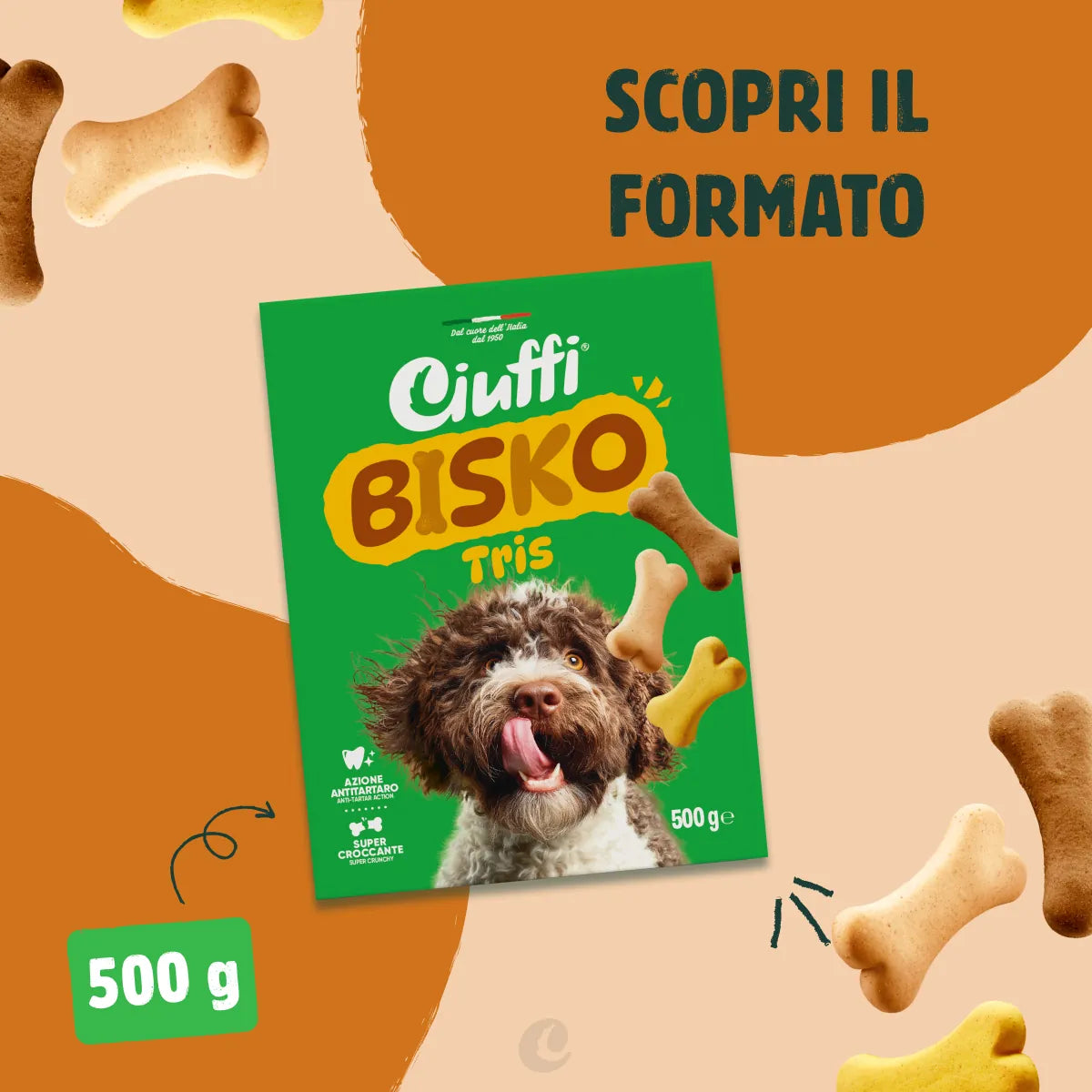 biscotti con pollo agnello e al naturale per cani -3