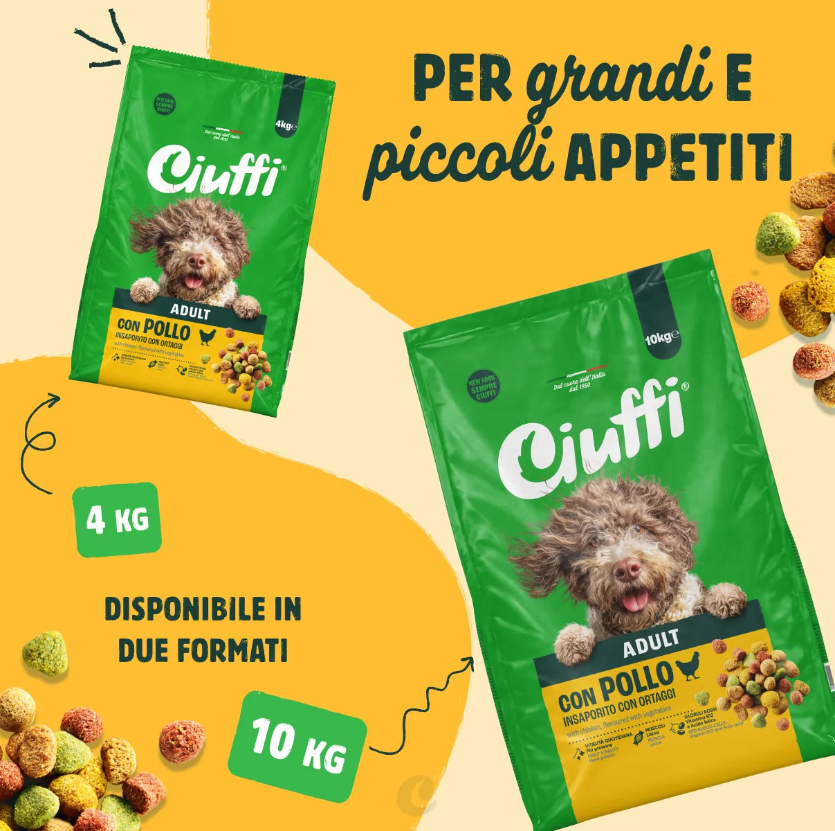 crocchette con pollo per cani adulti -3