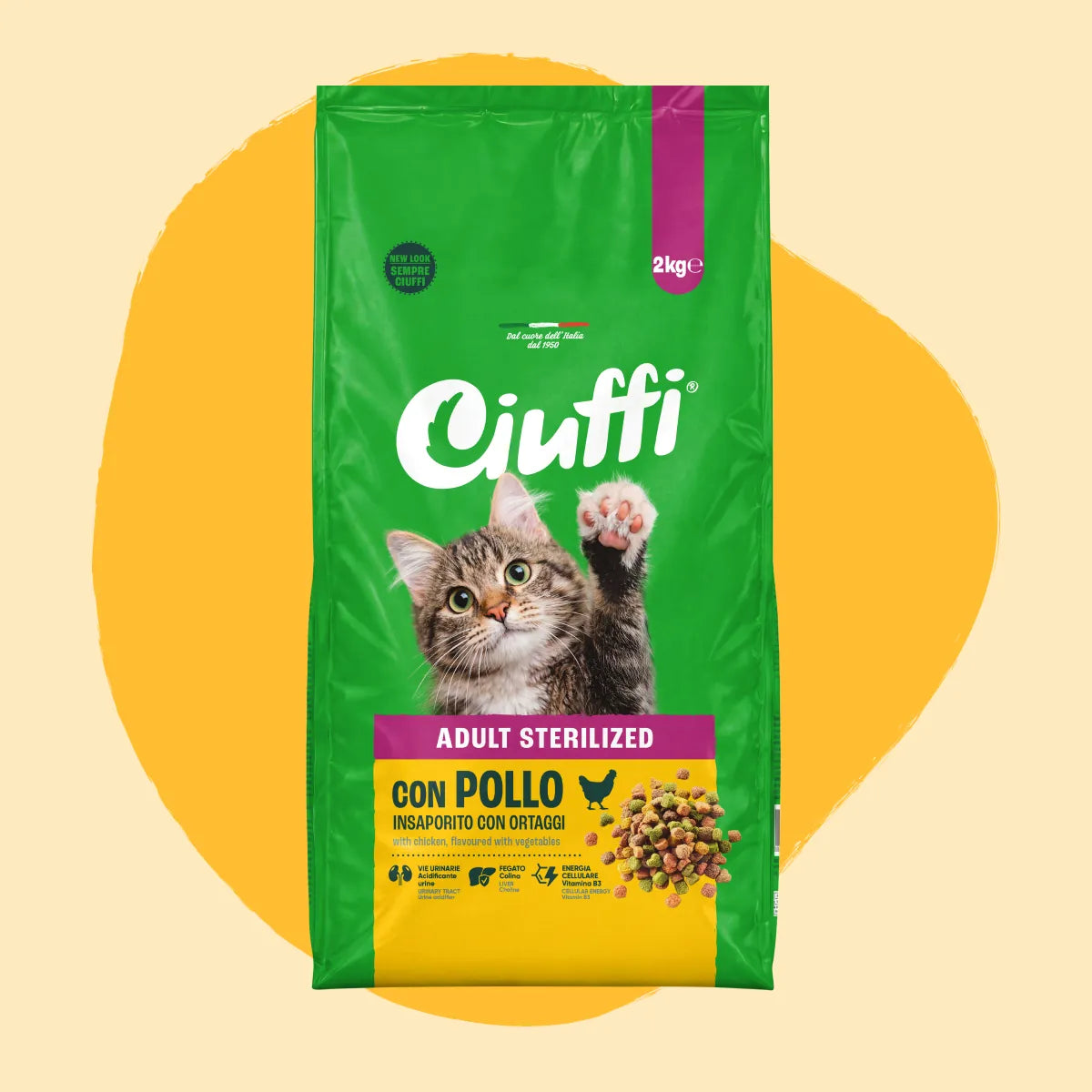 crocchette con pollo per gatti adulti sterilizzati -1