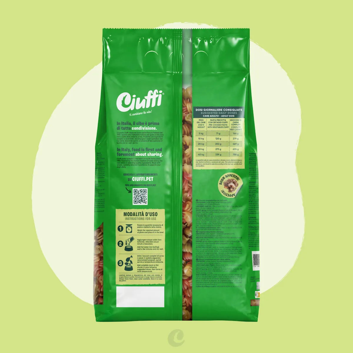 pasta precotta con ortaggi per cani -2